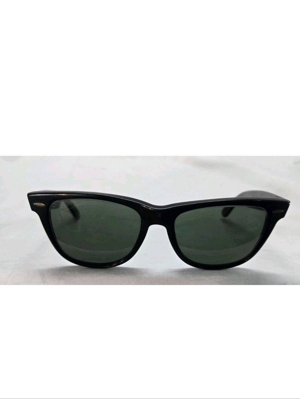 Vintage Bausch & Lomb B & L Ray Ban USA Wayfarer II Black Frames.